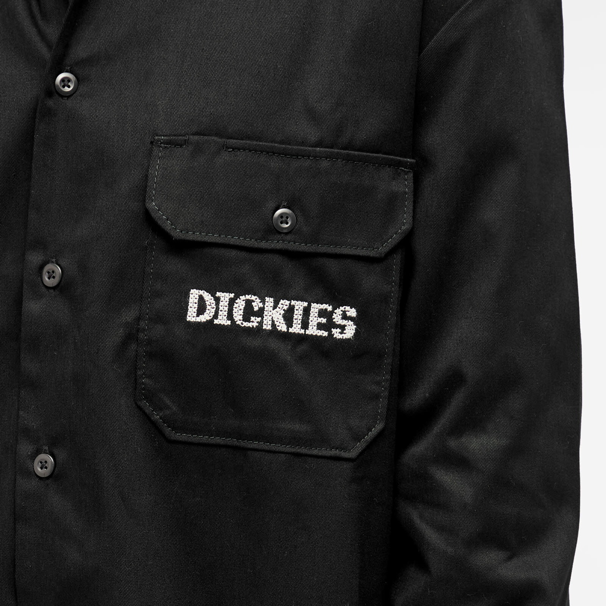 wedstore Dickies ブラック Dickies Men's Wichita Shirt in Black Dickies Construct