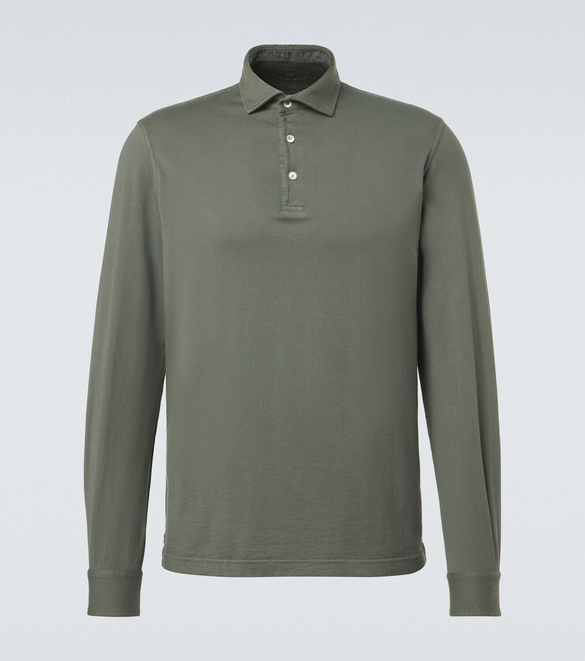 Fedeli Cotton piqué polo shirt