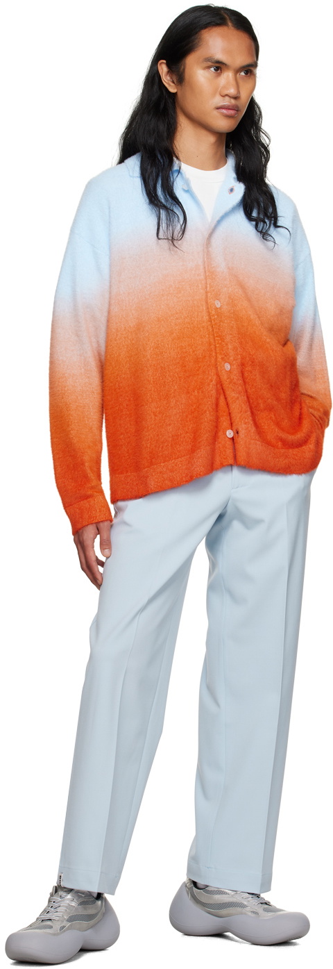 Bonsai Blue & Orange Fluffy Shirt