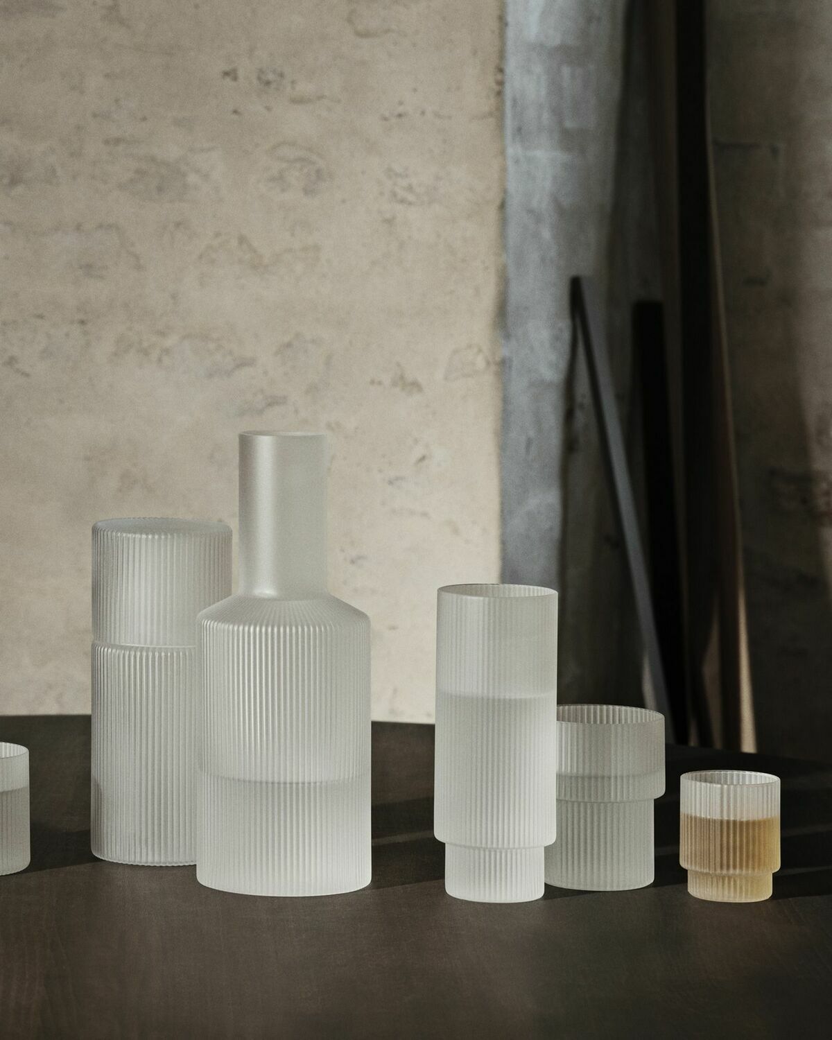 Ferm Living Ripple Carafe White Tableware