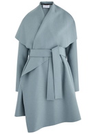 Harris Wharf London Belted Wool Blanket Coat Grey