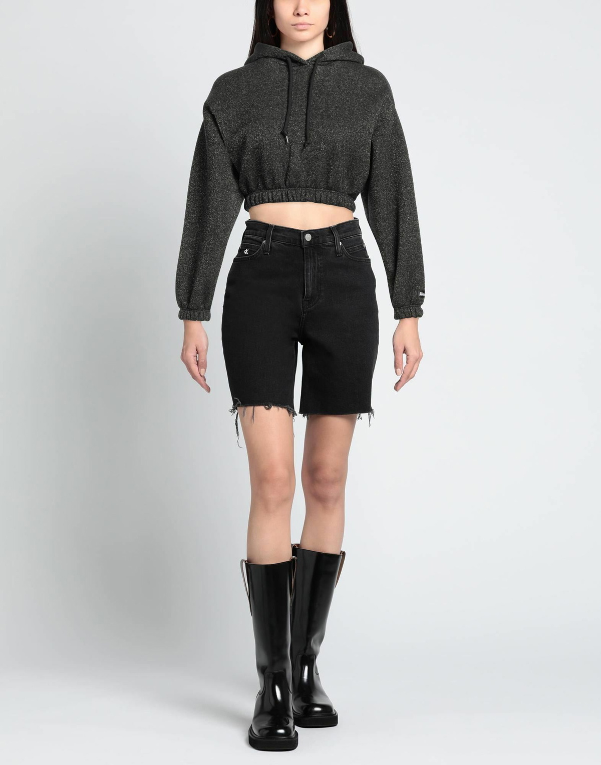 Shoe Womens Sweatshirt in Black