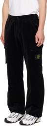 Stone Island Black Patch Cargo Pants