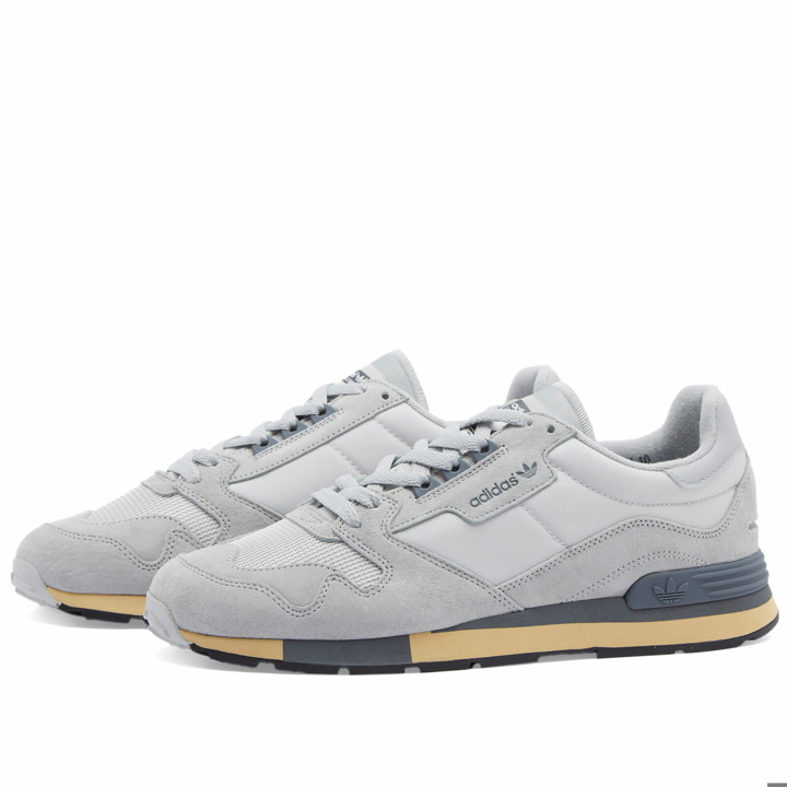 Photo: Adidas Statement Men's Adidas SPZL Whitworth Sneakers in Grey/Clear Onix