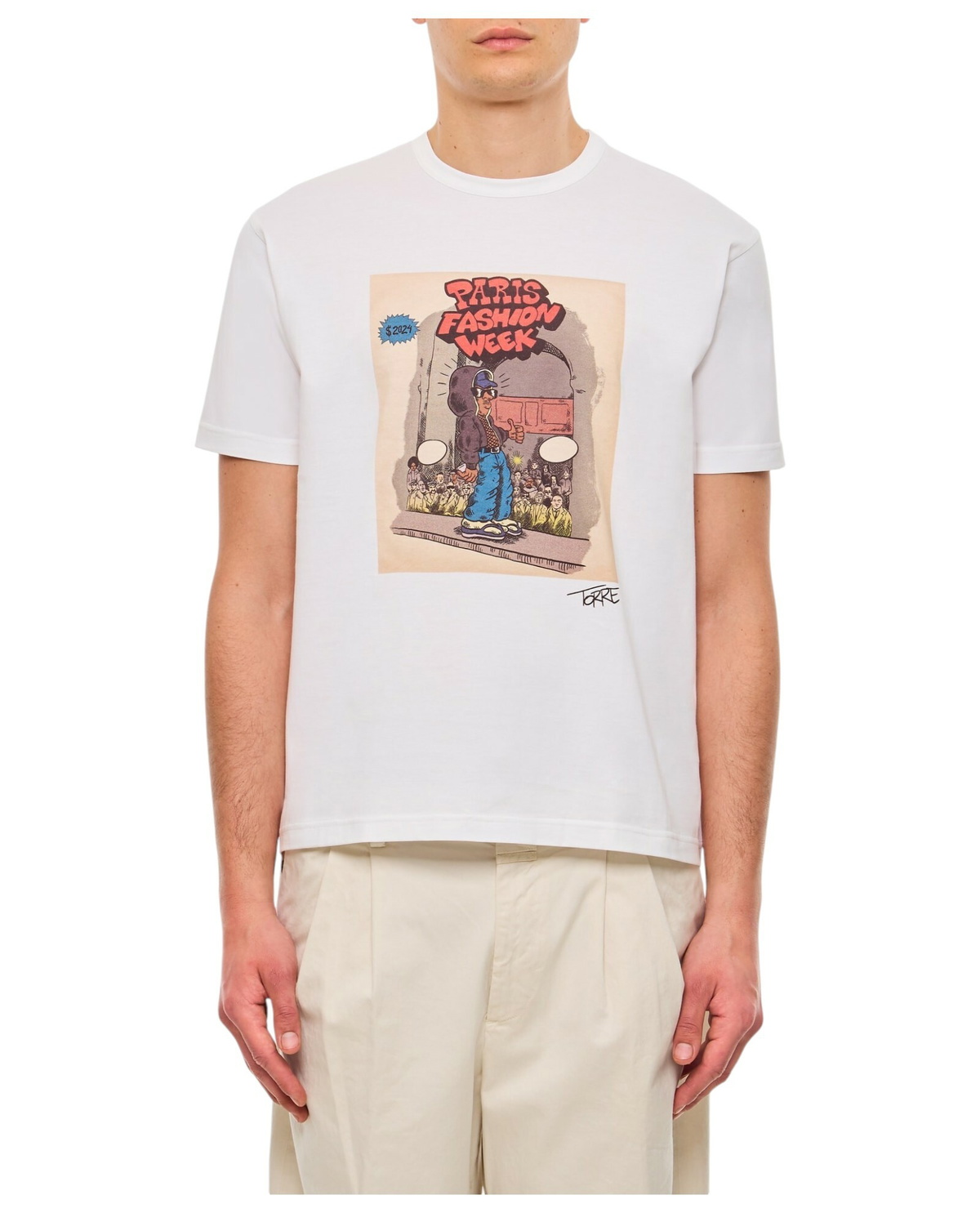 Junya Watanabe MAN Men's x eYe Logo T-Shirt in Black Junya