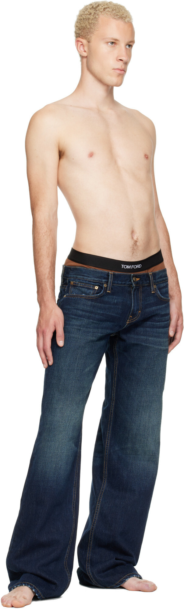 Raimundo Langlois Blue Bootcut Jeans
