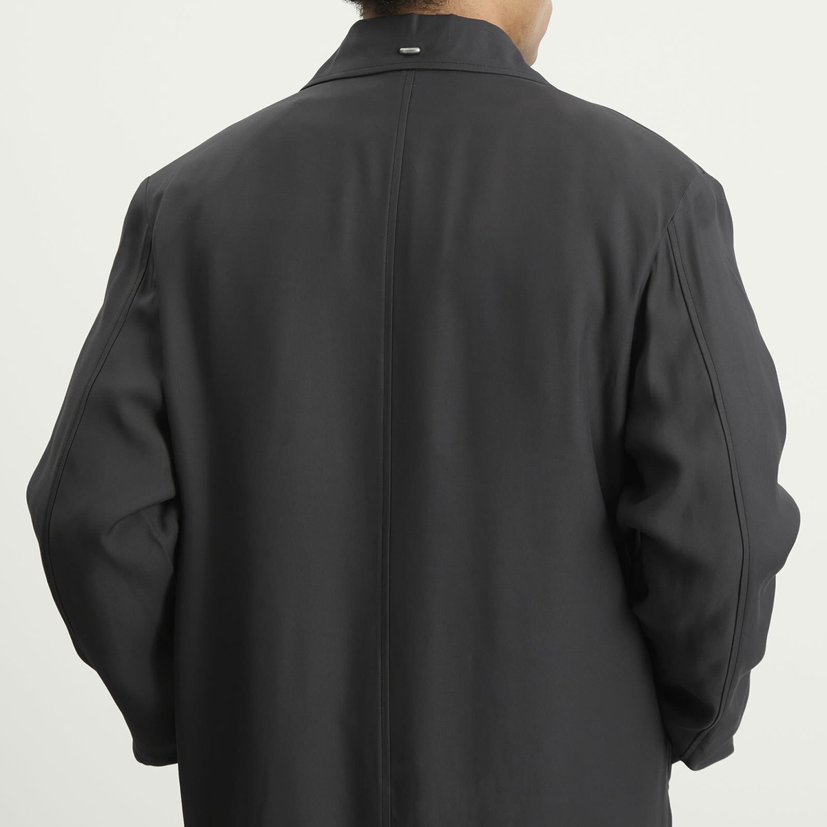 Our Legacy Men's Viscose Cloak Carcoat in Muted Lead