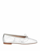 Mansur Gavriel Square Toe Ballerina Womens Ballet flats in Silver