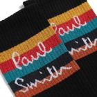 Paul Smith Men's Logo Sports Socks in Black 