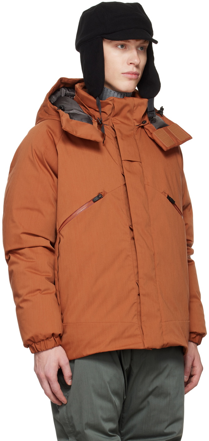 Topshop orange 2024 puffer jacket