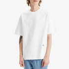 Róhe Men's Logo Embroidered T-Shirt in Optic White