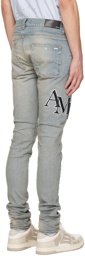 AMIRI Indigo Staggered Jeans