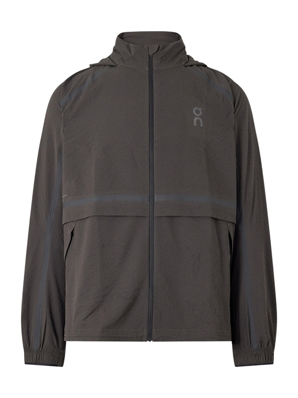 Photo: On - Performance Volt Jacquard-Woven Running Jacket - Brown