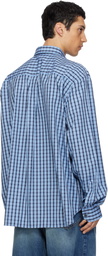 VETEMENTS Blue & Navy Tie Classic Shirt