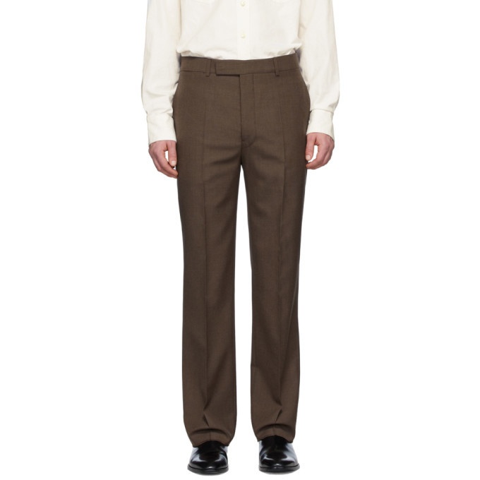 Photo: Lemaire Brown Wool Suit Trousers
