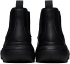 GmbH Black Faux-Leather Boots