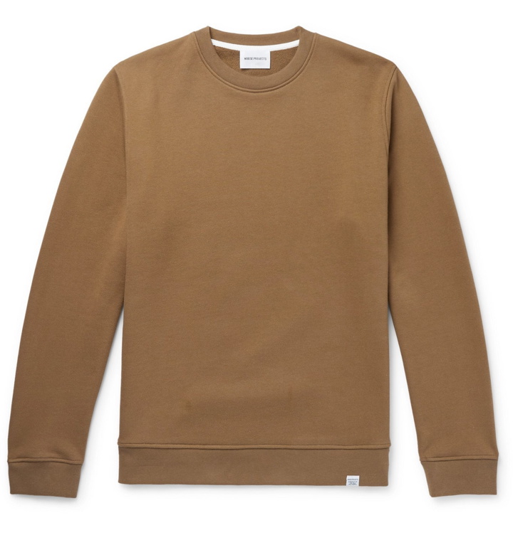 Photo: Norse Projects - Vagn Loopback Cotton-Jersey Sweatshirt - Brown