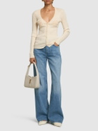 MAGDA BUTRYM Embroidered Cotton Knit Cardigan