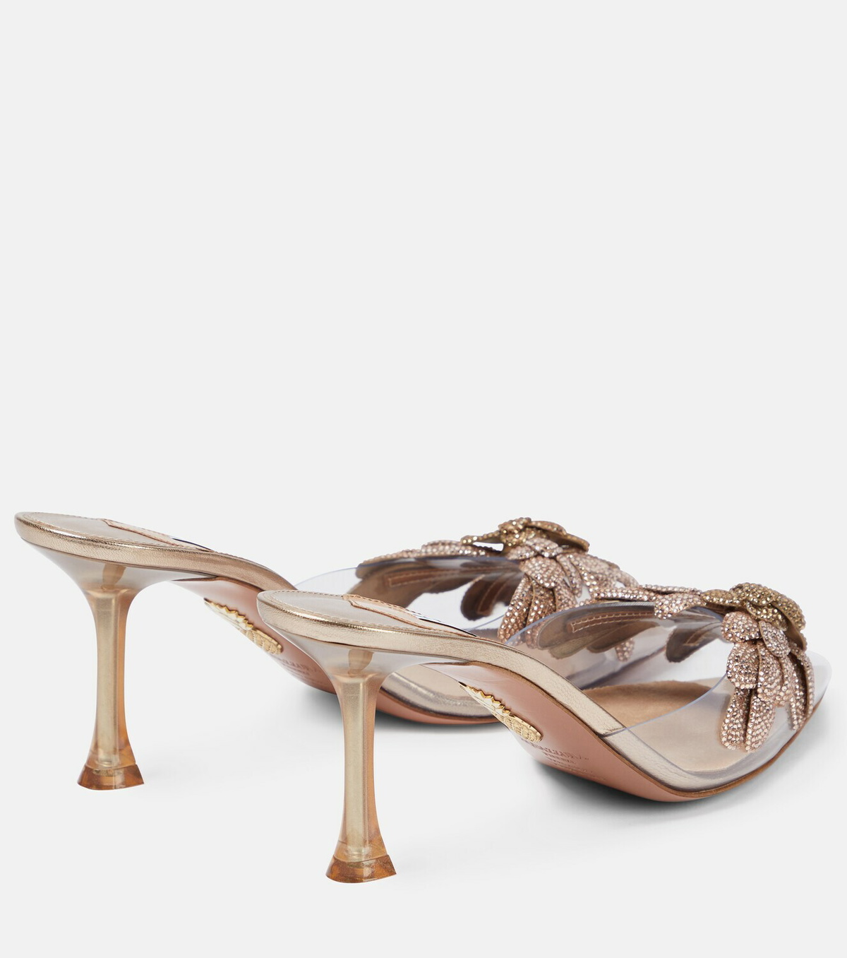 Aquazzura Galactic Flower PVC mules Aquazzura Aquazzura Galactic Flower PVC mules Aquazzura