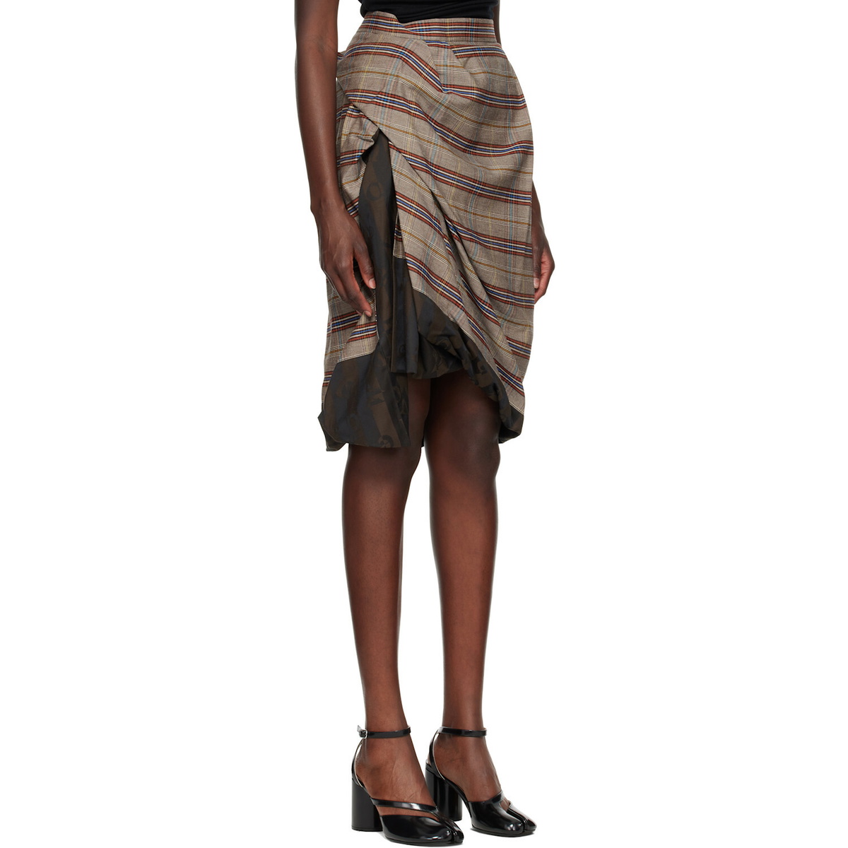 Vivienne Westwood Brown Zoey Midi Skirt