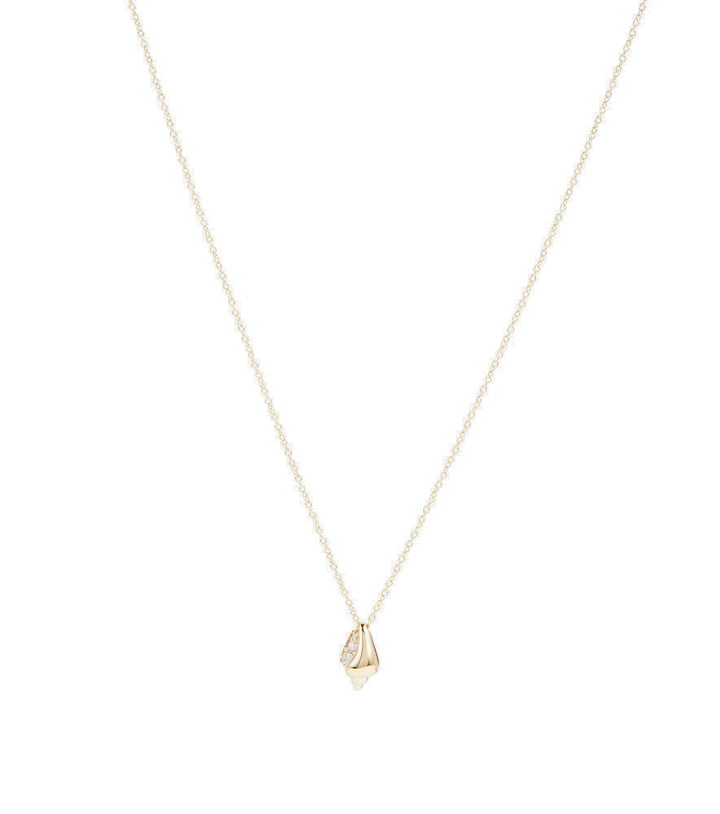 Photo: Sophie Bille Brahe - Conque D'or Diamant 18kt yellow gold necklace with diamond