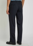 Lardini Straight-leg Wool Trousers Navy