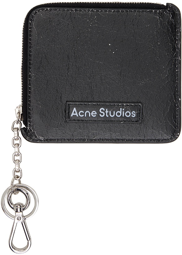 Photo: Acne Studios Black Zip Leather Wallet