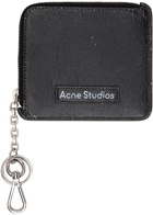 Acne Studios Black Zip Leather Wallet