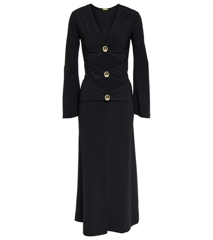 Photo: Dodo Bar Or Embellished cutout maxi dress