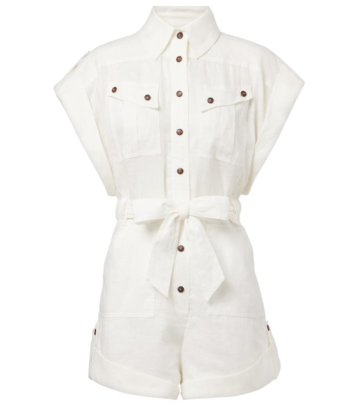 Photo: Zimmermann Linen playsuit