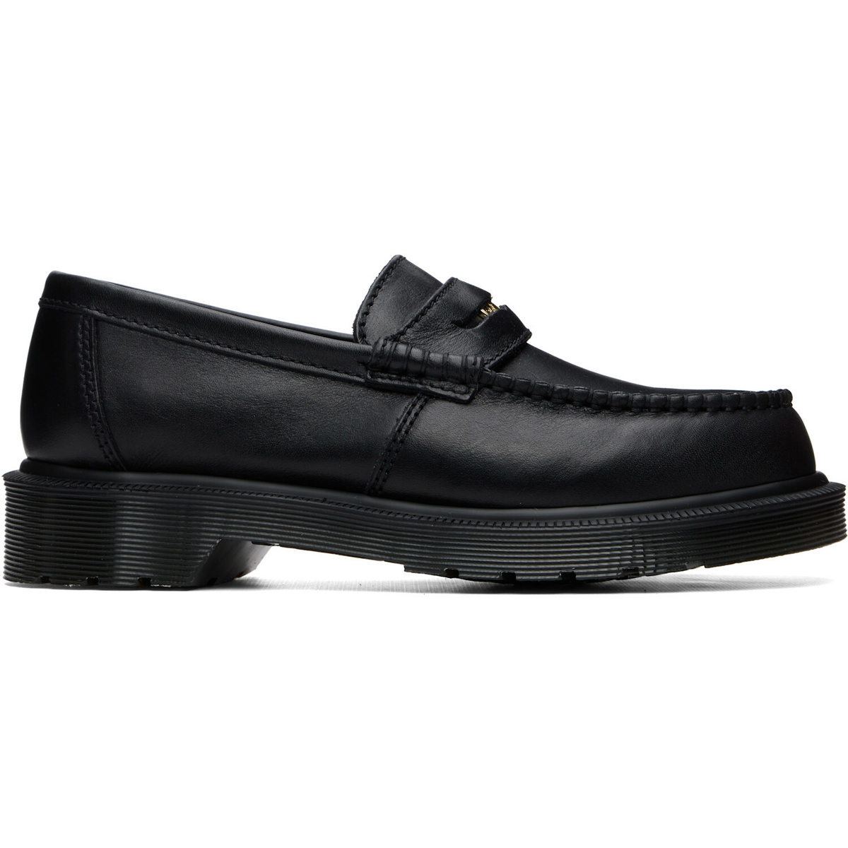 Dr. Martens Black Penton Leather Loafers