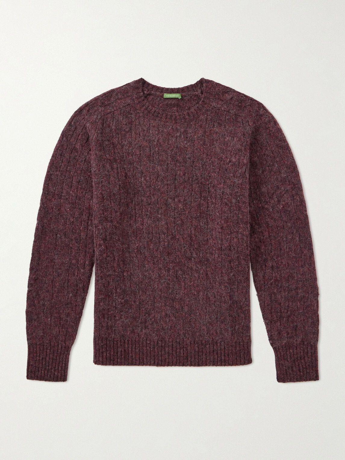 Sid Mashburn - Cable-Knit Wool Sweater - Burgundy