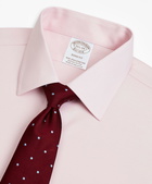 Brooks Brothers Men's Stretch Soho Extra-Slim-Fit Dress Shirt, Non-Iron Twill Ainsley Collar | Pink