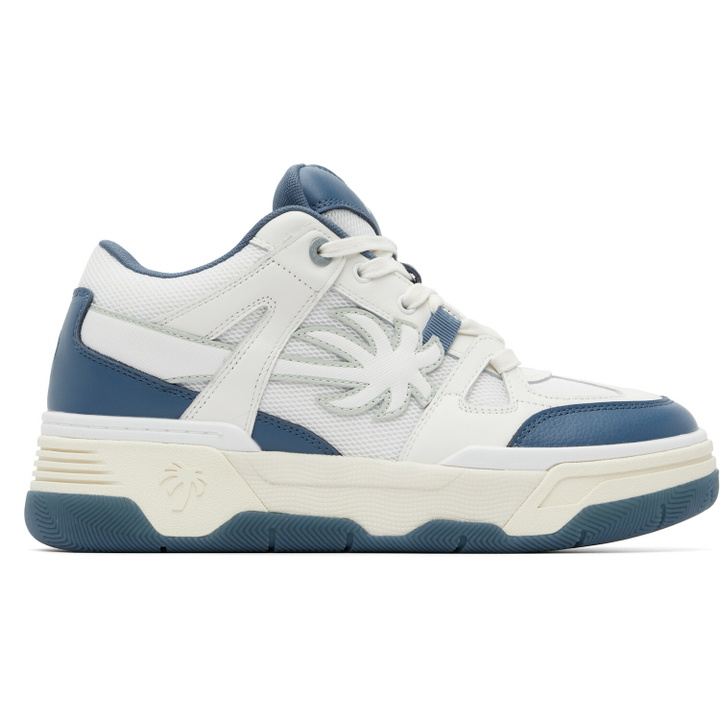 Photo: Palm Angels Blue & White Palm Skate Sneakers