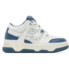 Palm Angels Blue & White Palm Skate Sneakers
