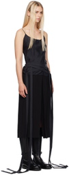 Ann Demeulemeester Black Skya Fluid Tank Top