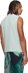 HOMME PLISSÉ ISSEY MIYAKE Blue Monthly Color July Tank Top