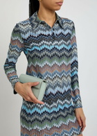 Missoni Zigzag-intarsia Fine-knit Mini Dress Multicoloured