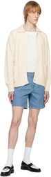 System Off-White Button-Down Cardigan