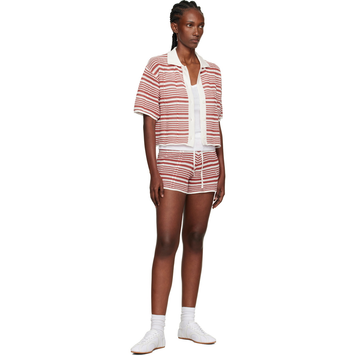 Holzweiler White Kelp Striped Shirt