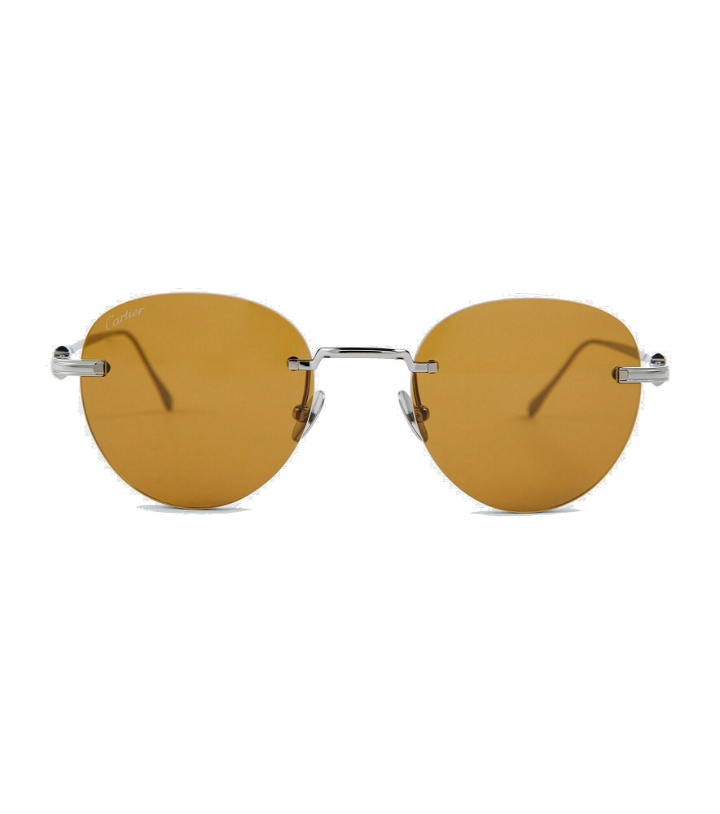 Photo: Cartier Eyewear Collection - Pasha de Cartier round sunglasses