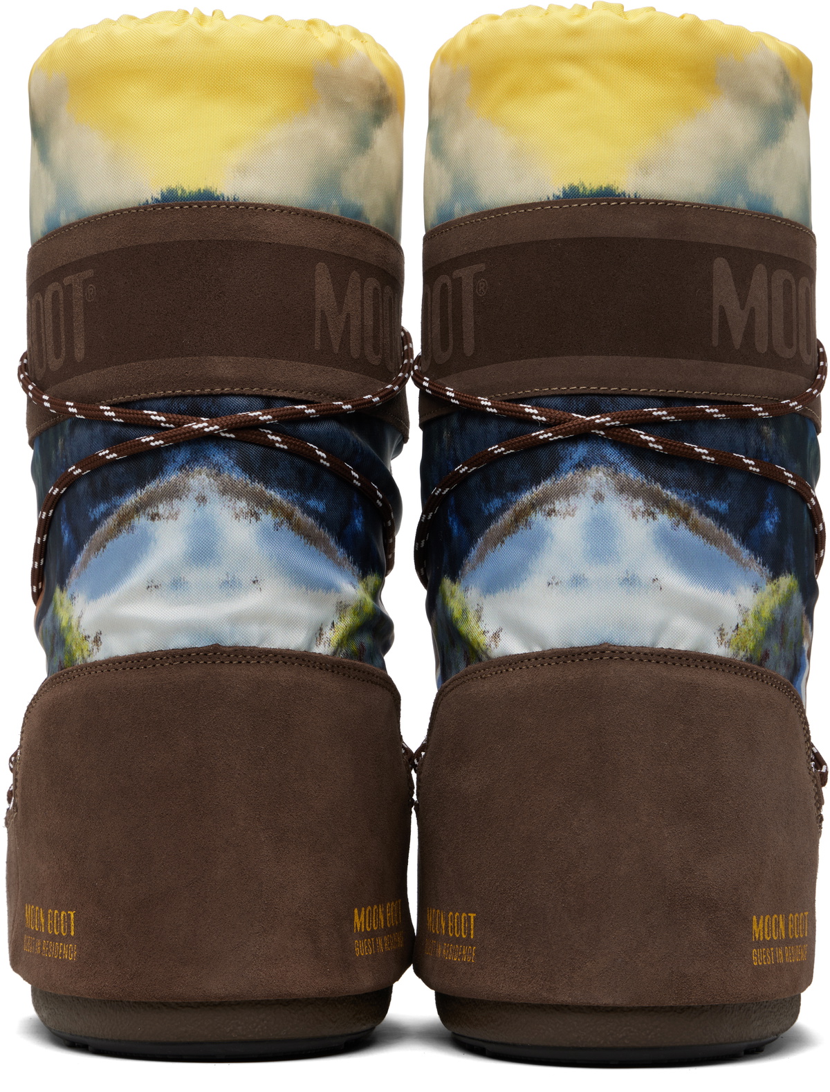 Guest in Residence Brown Moon Boot Edition Icon Postcard Boots