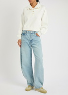 Frame The Coach Cotton Sweatshirt Cream