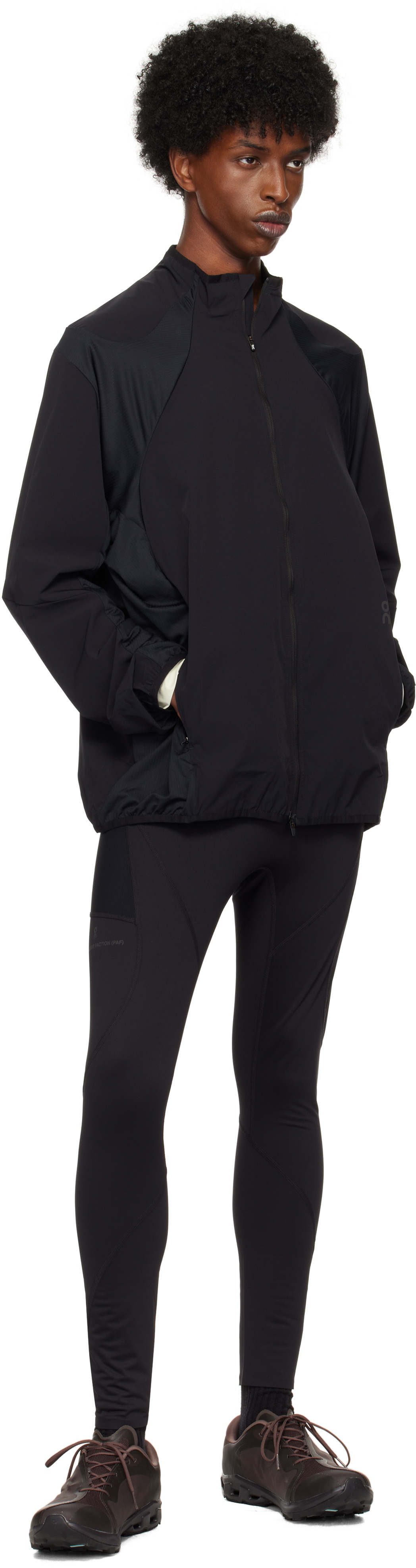POST ARCHIVE FACTION (PAF) Black On Edition Long Leggings