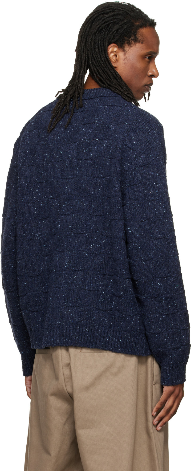 YMC Navy Rat Pack Cardigan