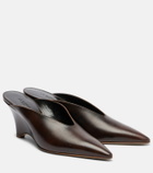 Le Monde Béryl Victoria 70 leather wedges