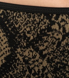 Solid & Striped - The Brigitte snake-effect bikini bottoms