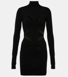 Dion Lee Mobius Loop cutout wool-blend minidress