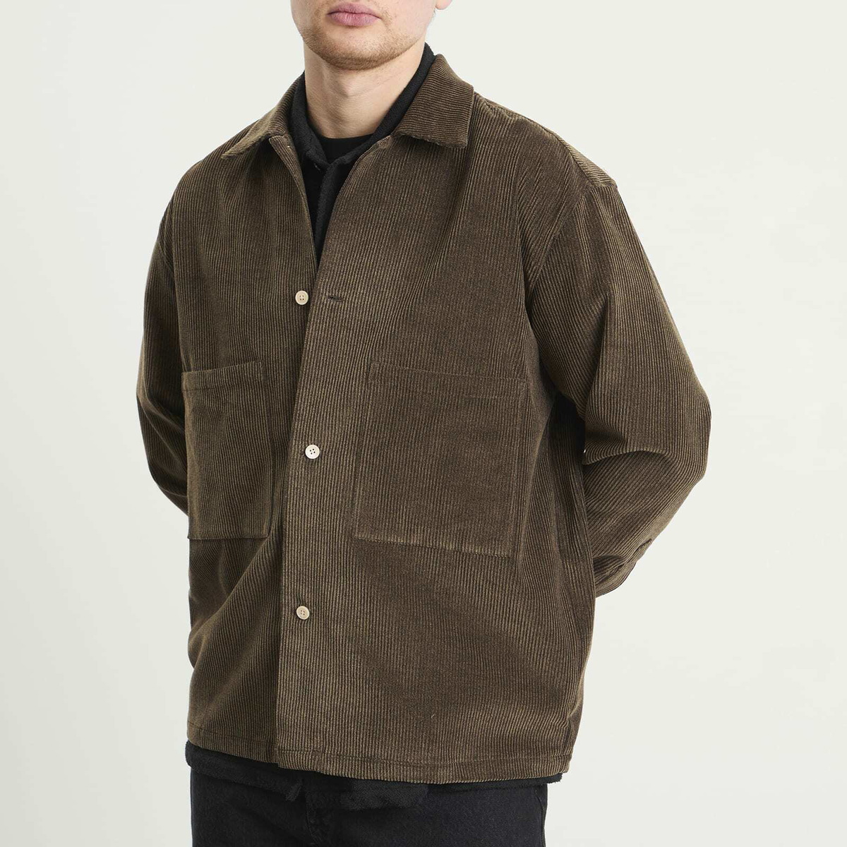 A Kind of Guise Men's Sayan Shirt Jacket in Wild Bear Corduroy