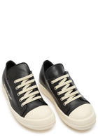Rick Owens Leather Sneakers Black